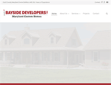 Tablet Screenshot of baysidedevelopers.com